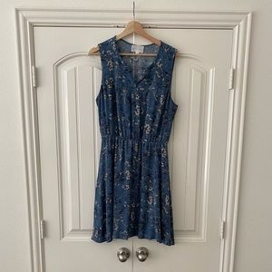 French Grey a-line dress
